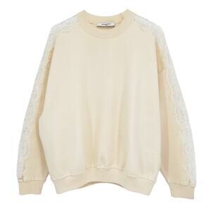GIVENCHY Lace Insert Sweatshirt S